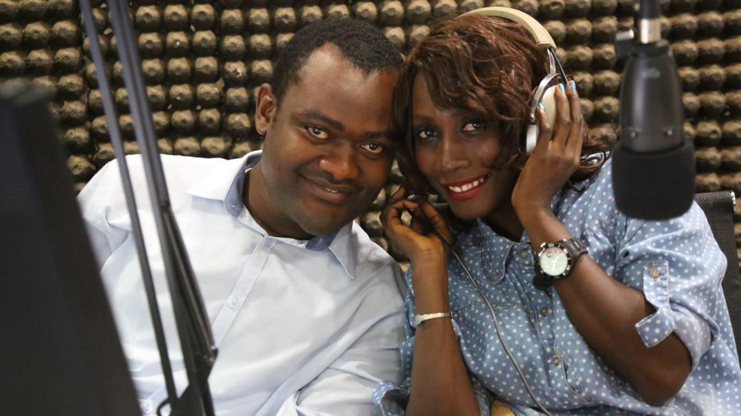Radio presenters in studio